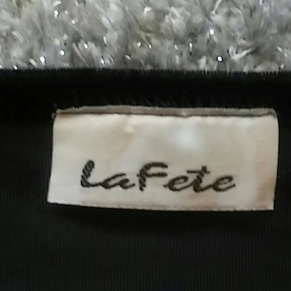 La Fete Casual/Party Velvet Long Sleeve Blouse - Picture 5 of 7